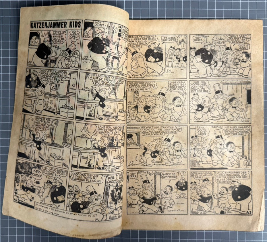 THE KATZENJAMMER KIDS #39 (ATLAS PUBLICATIONS) AUSTRALIAN PRE-DECIMAL COMIC 1954