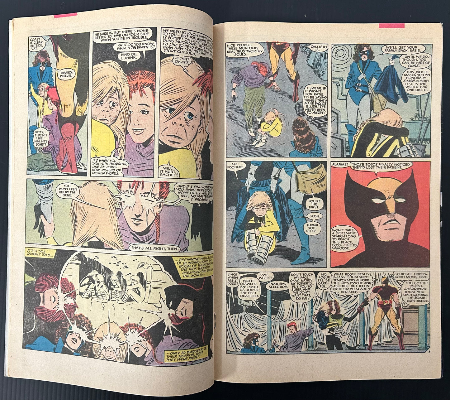 THE UNCANNY X-MEN #195 [MARVEL COMICS] DIRECT 1985 VG/FN