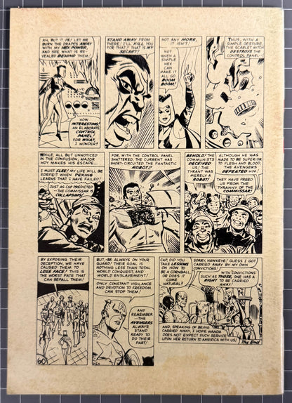 🔑 THE AVENGERS #6 [YAFFA PUBLISHING] AUSTRALIAN MARVEL DIGEST COMIC 1981