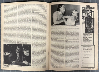 FANGORIA VOL. 1 #33 + POSTER [O'QUINN STUDIOS] HORROR MAGAZINE 1984