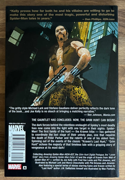 Marvel: The Amazing Spider-Man Grim Hunt HC/DJ 1st Print