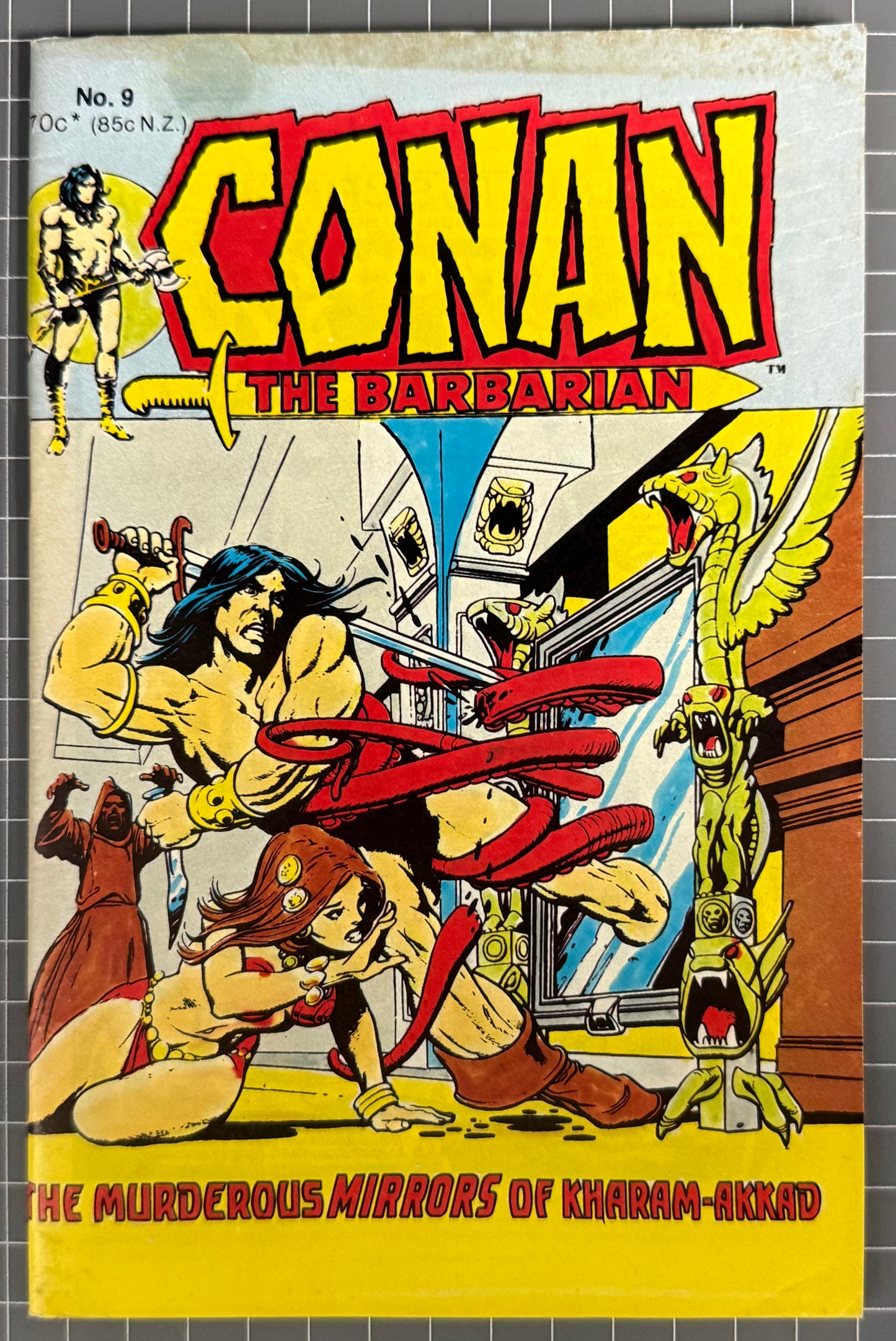 CONAN THE BARBARIAN #9 [YAFFA PUBLISHING] AUSTRALIAN MARVEL DIGEST COMIC 1981