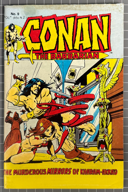 CONAN THE BARBARIAN #9 [YAFFA PUBLISHING] AUSTRALIAN MARVEL DIGEST COMIC 1981