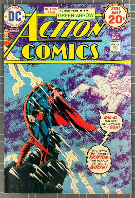 🔑 ACTION COMICS #440 [DC COMICS] DIRECT 1974 FN+