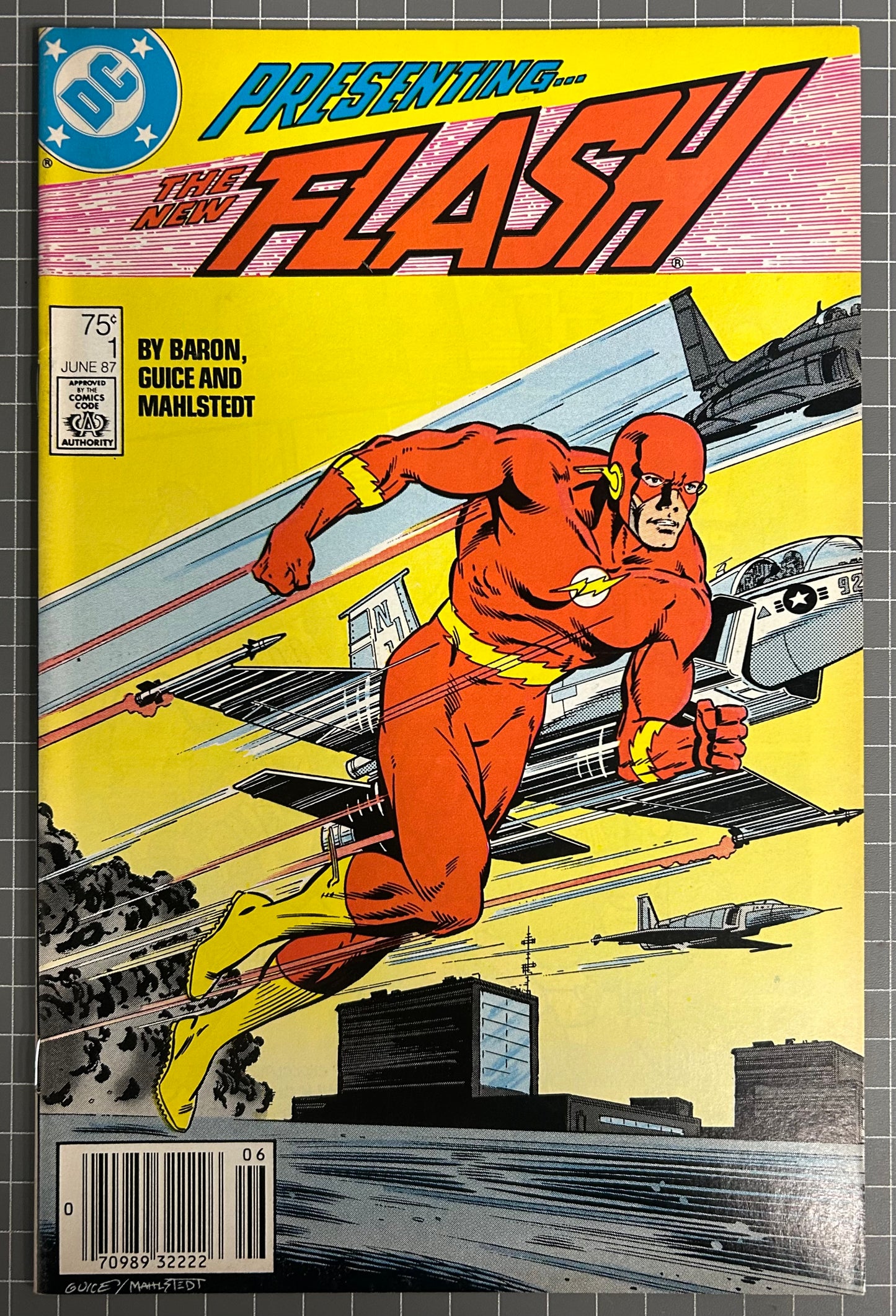 🔑 THE FLASH #1 [DC COMICS] NEWSSTAND *PREMIERE ISSUE* 1987