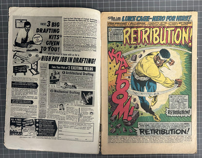 HERO FOR HIRE #14 [MARVEL COMICS] *LUKE CAGE* DIRECT 1973