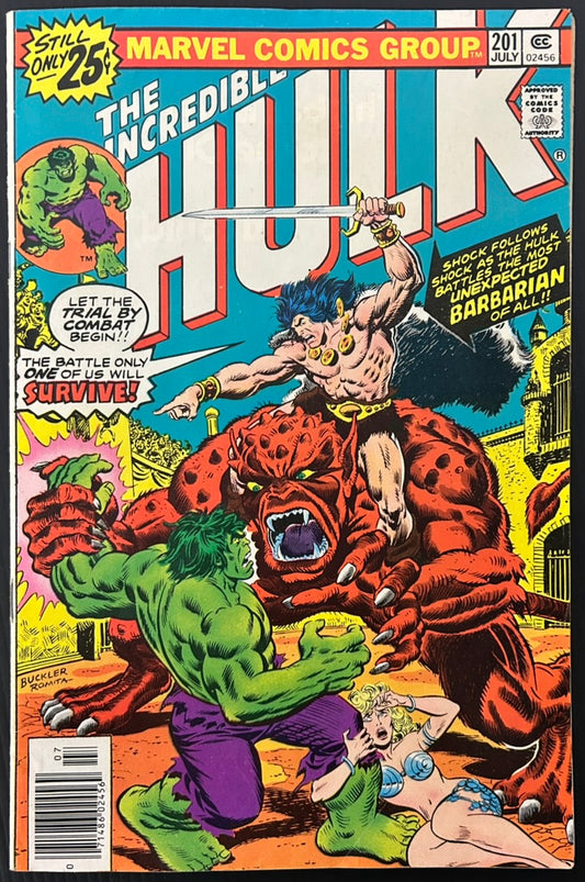 THE INCREDIBLE HULK #201 [MARVEL COMICS] NEWSSTAND 1976 FN+