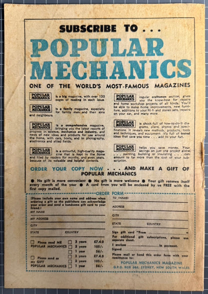 JANE ARDEN #27 (ATLAS PUBLICATIONS) AUSTRALIAN PRE-DECIMAL COMIC 1966