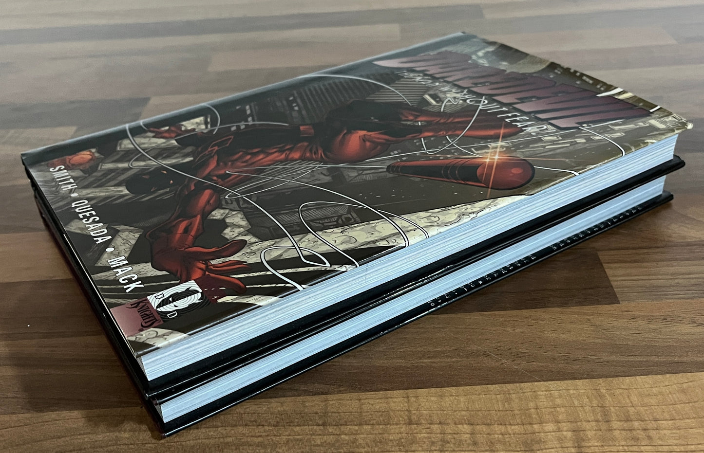 DAREDEVIL: The Man Without Fear Volumes 1 & 2, Bendis, Smith, 1st Print HC/DJ