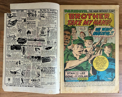DAREDEVIL #47 [MARVEL COMICS] DIRECT 1968 GD-