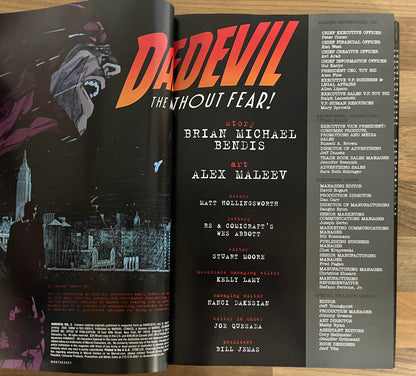 DAREDEVIL: The Man Without Fear Volumes 1 & 2, Bendis, Smith, 1st Print HC/DJ