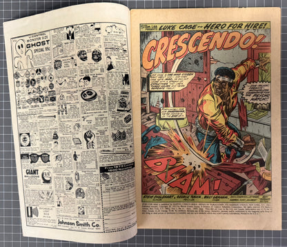 HERO FOR HIRE #8 [MARVEL COMICS] *LUKE CAGE* DIRECT 1973 FN