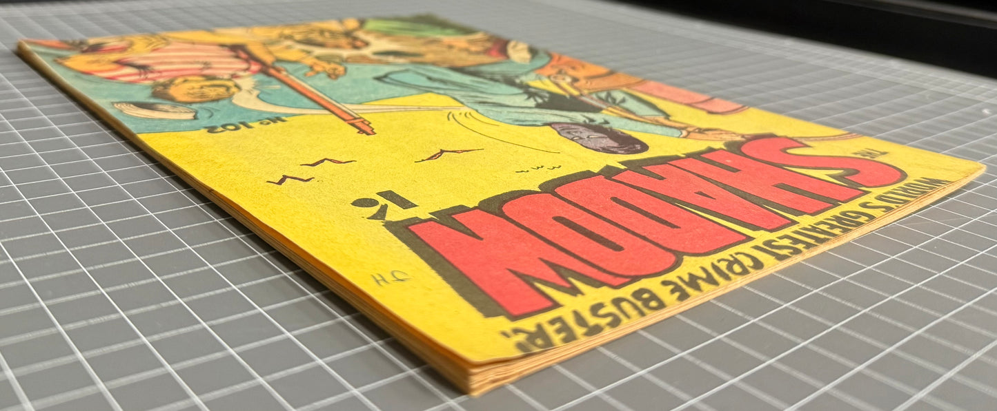 THE SHADOW #102 [TRICHO] AUSTRALIAN PRE-DECIMAL COMIC 1963