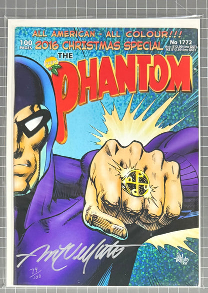 THE PHANTOM #1772 CHRISTMAS SPECIAL [FREW] *SIGNED & LIMITED* AUSTRALIAN COMIC 2016 NM