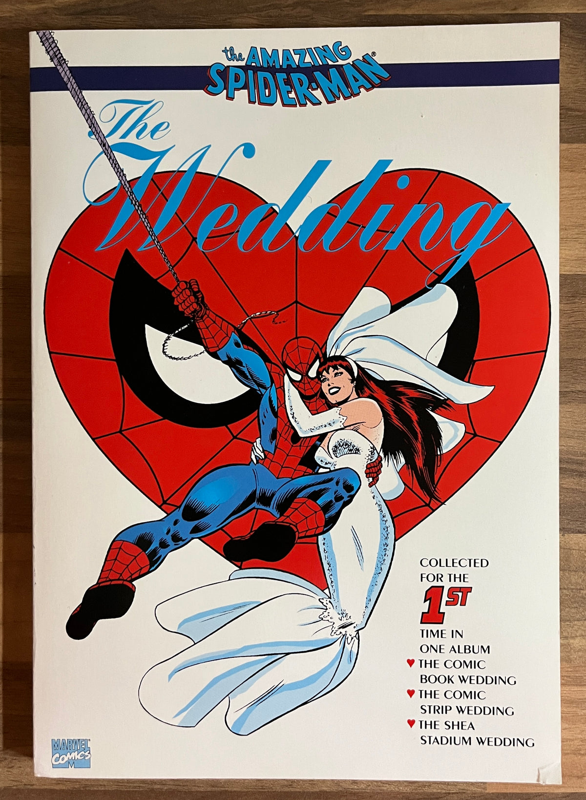 THE AMAZING SPIDER-MAN THE WEDDING [MARVEL COMICS] TPB 1991 1ST PRINTING