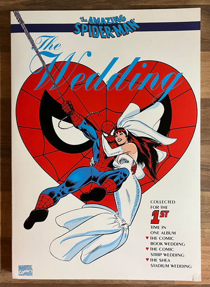 THE AMAZING SPIDER-MAN THE WEDDING [MARVEL COMICS] TPB 1991 1ST PRINTING
