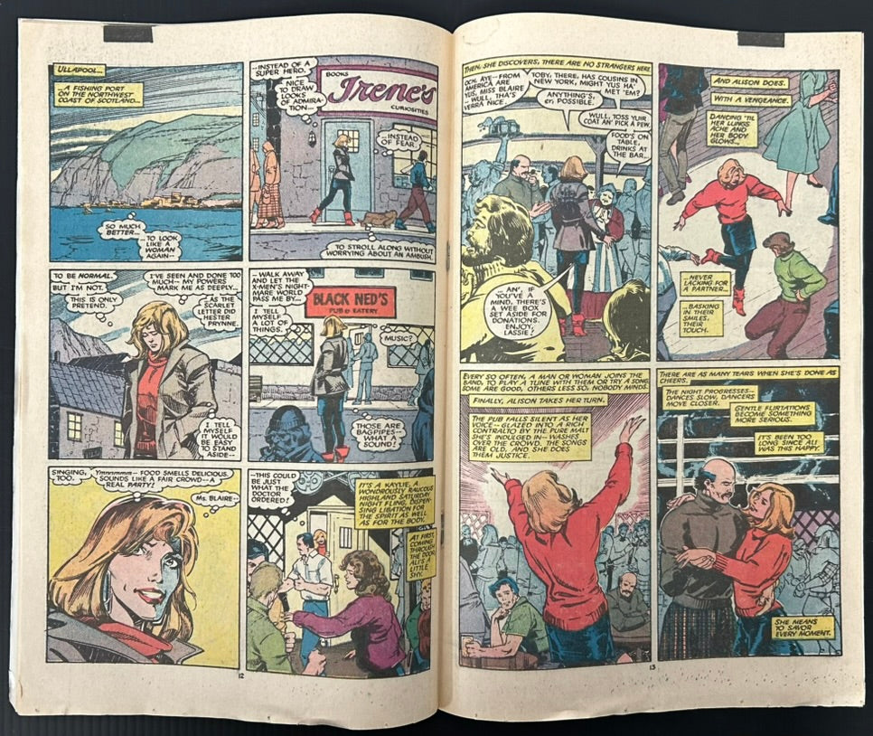 UNCANNY X-MEN #217 [MARVEL COMICS] DIRECT 1987 FN/VF