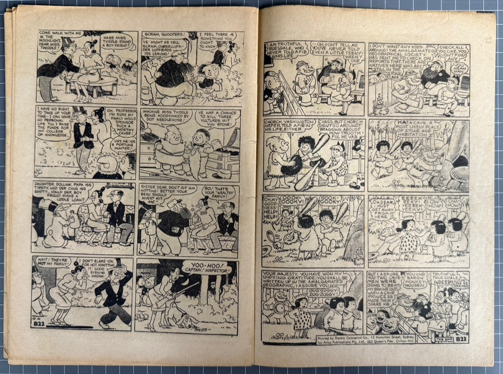 THE KATZENJAMMER KIDS #42 (ATLAS PUBLICATIONS) AUSTRALIAN PRE-DECIMAL COMIC 1955