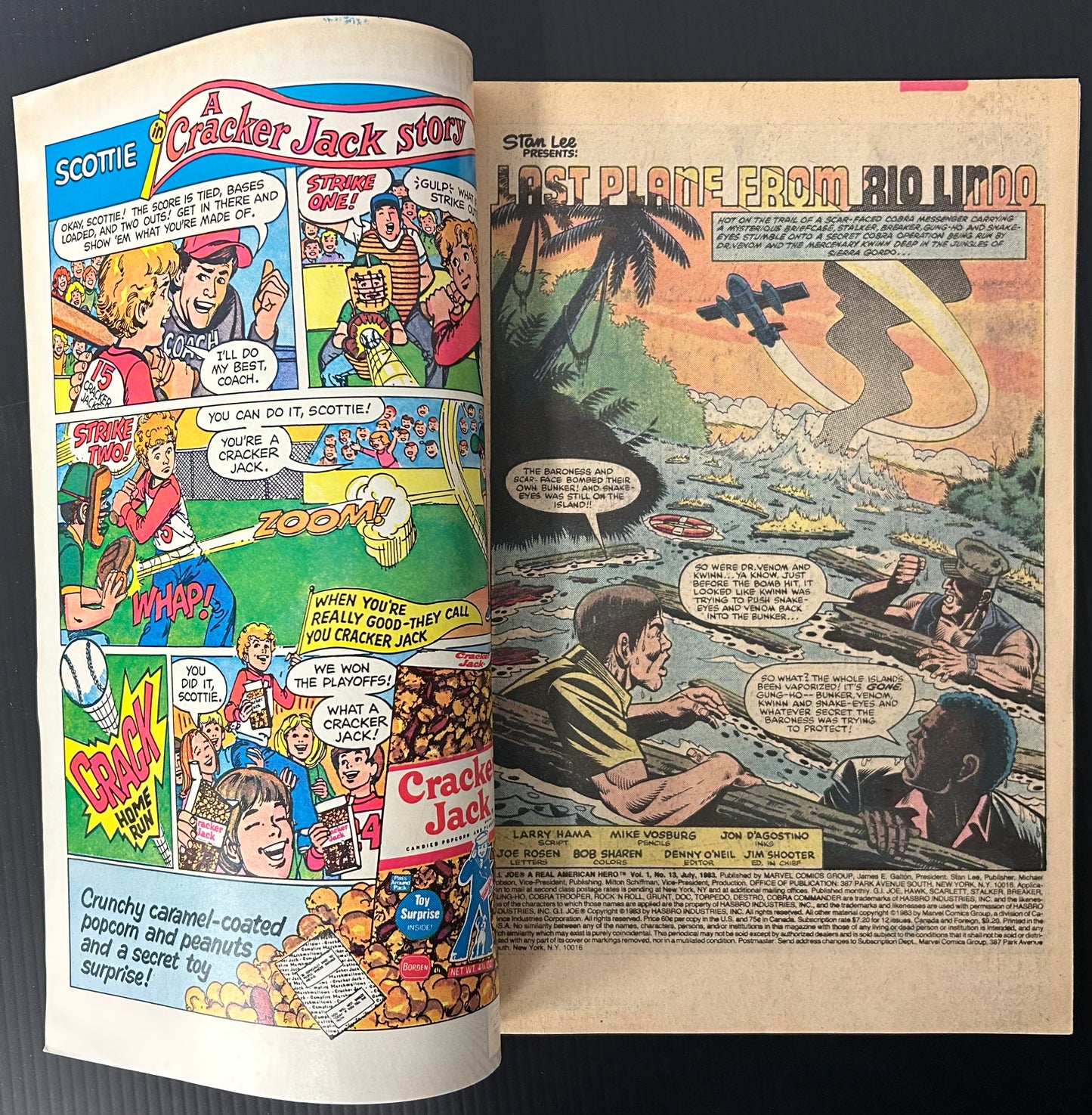 🔑 G.I. JOE A REAL AMERICAN HERO #13 [MARVEL COMICS] *1ST APP. TORPEDO* 1983 FN/VF