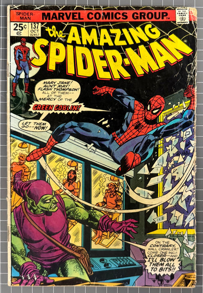 🔑 THE AMAZING SPIDER-MAN #137 [MARVEL COMICS] *2ND APP. HARRY OSBORN* 1974 GD/VG