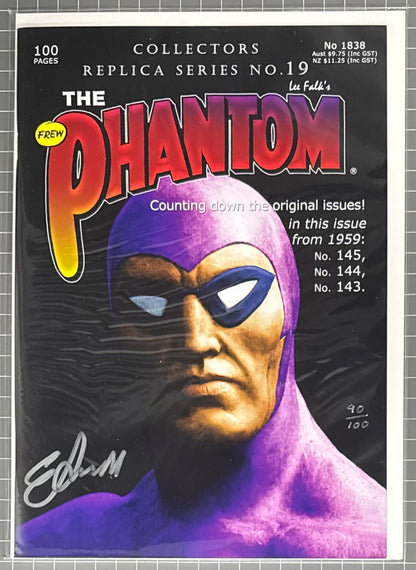 THE PHANTOM #1838 REPLICA #19 [FREW] ***SIGNED & LIMITED*** AUSTRALIAN COMIC 2019 NM