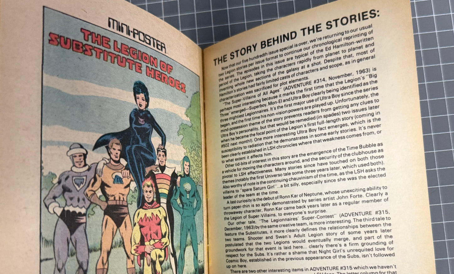 ADVENTURE COMICS #501 [DC COMICS] POCKET SIZE *HITLER/NAZI* 1983 FN/VF