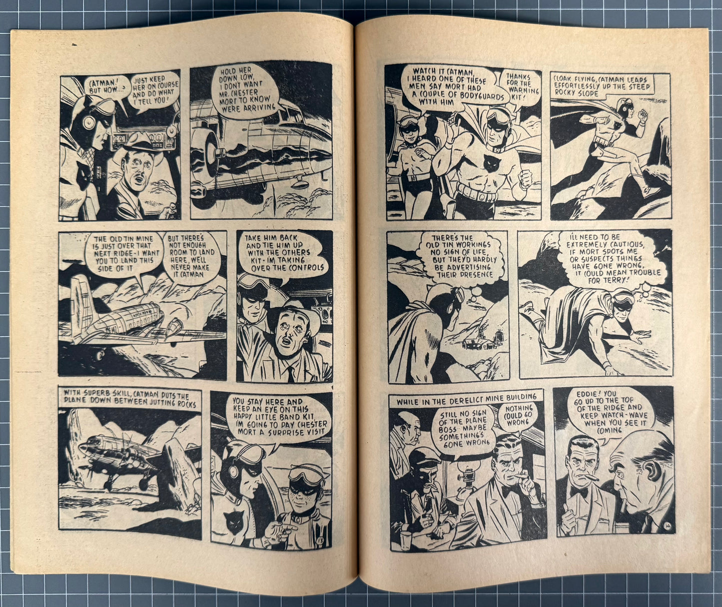 ADVENTURES OF CATMAN #14 [PHOTO-TYPE] AUSTRALIAN PRE-DECIMAL COMIC 1965