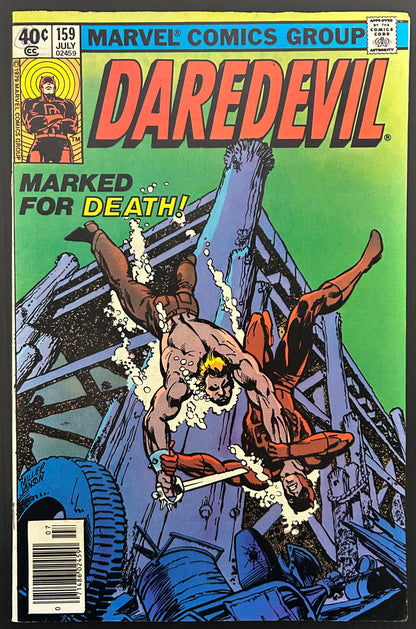 🔑 DAREDEVIL #159 [MARVEL COMICS] NEWSSTAND *COVER ART FRANK MILLER* 1979 VF