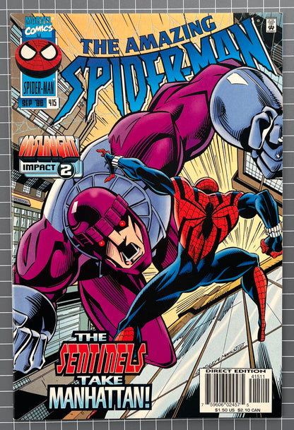 THE AMAZING SPIDER-MAN #415 [MARVEL COMICS] DIRECT 1996 NM-