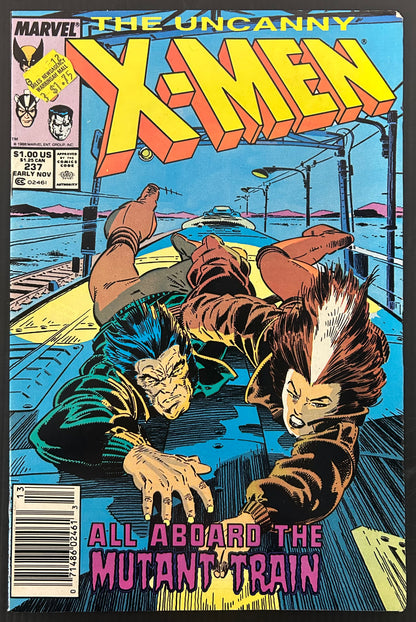 UNCANNY X-MEN #237 [MARVEL COMICS] DIRECT 1988 FN/VF