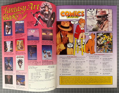 COMICS SCENE #13 [STARLOG] MAGAZINE ***TMNT*** 1989 VF-
