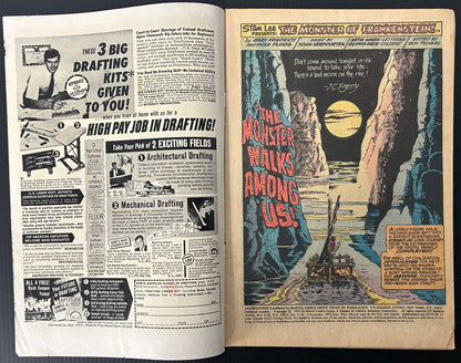 FRANKENSTEIN #5 [MARVEL COMICS] DIRECT 1973 VG-