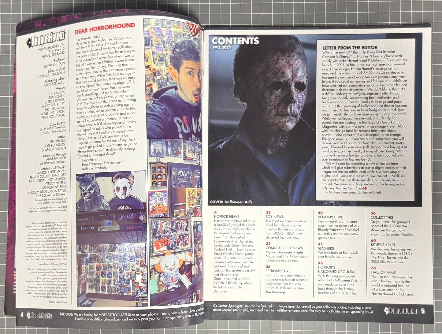 HORRORHOUND #91 [HORRORHOUND] HORROR MAGAZINE 2021 FN/VF