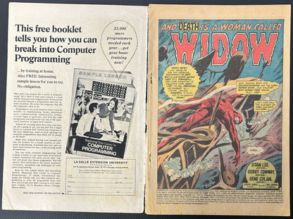 🔑 DAREDEVIL #81 [MARVEL COMICS] *DAREDEVIL X BALCK WIDOW TEAM-UP BEGINS* 1971 GD-