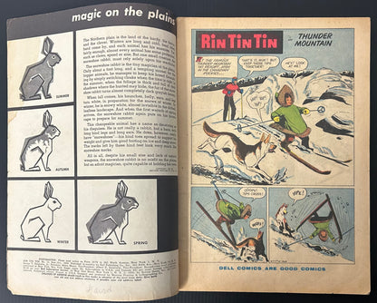 RIN TIN TIN #15 [DELL COMICS] DIRECT 1956 GD/VG