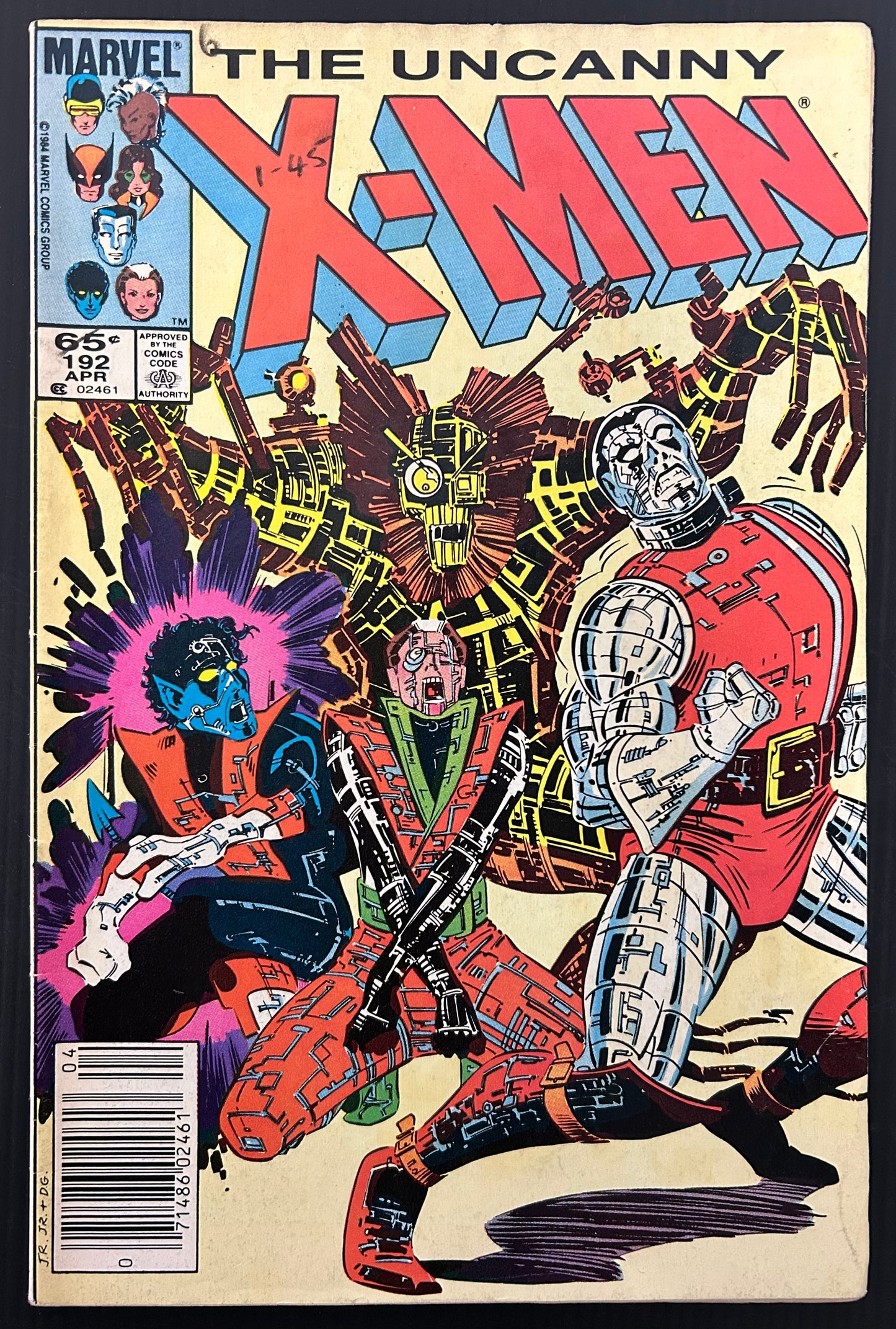THE UNCANNY X-MEN #192 [MARVEL COMICS] 1985 VG/FN