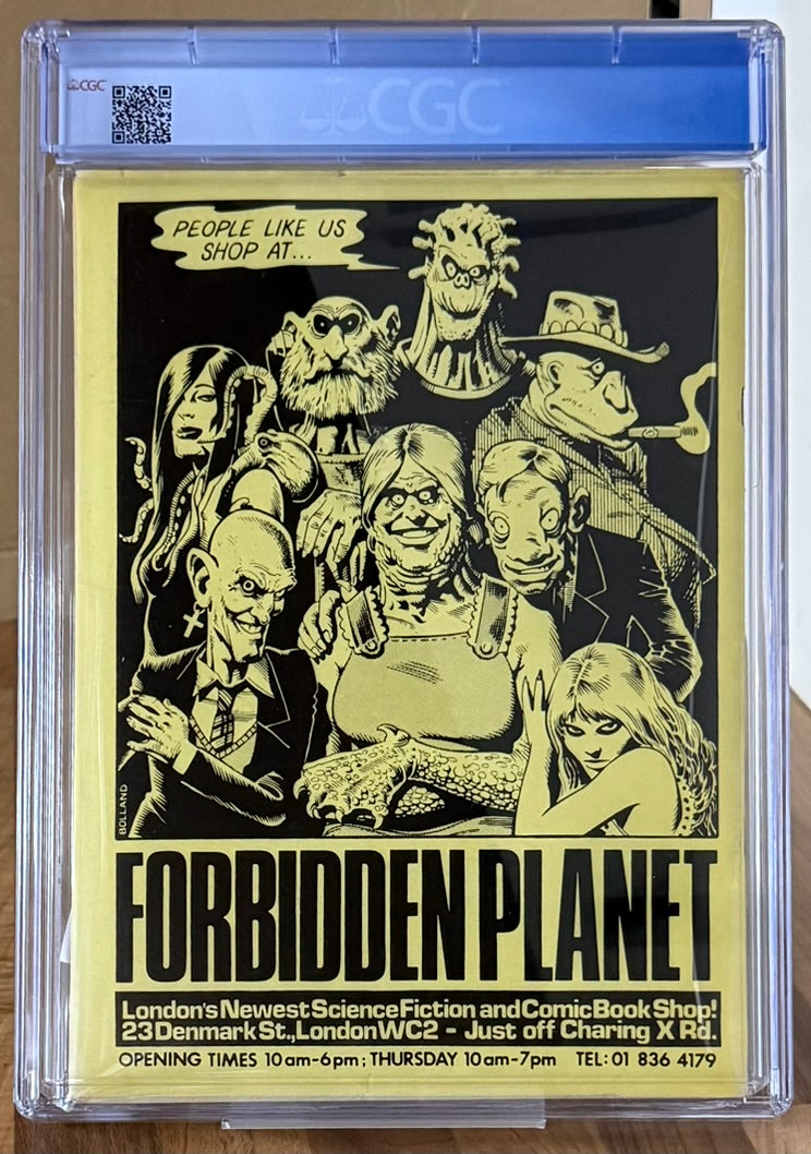 🔑 WARRIOR #1 CGC 5.5 [QUALITY COMICS] MAGAZINE *1ST APP. V FOR VENDETTA* 1982