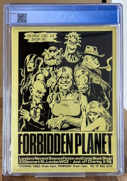 🔑 WARRIOR #1 CGC 5.5 [QUALITY COMICS] MAGAZINE *1ST APP. V FOR VENDETTA* 1982