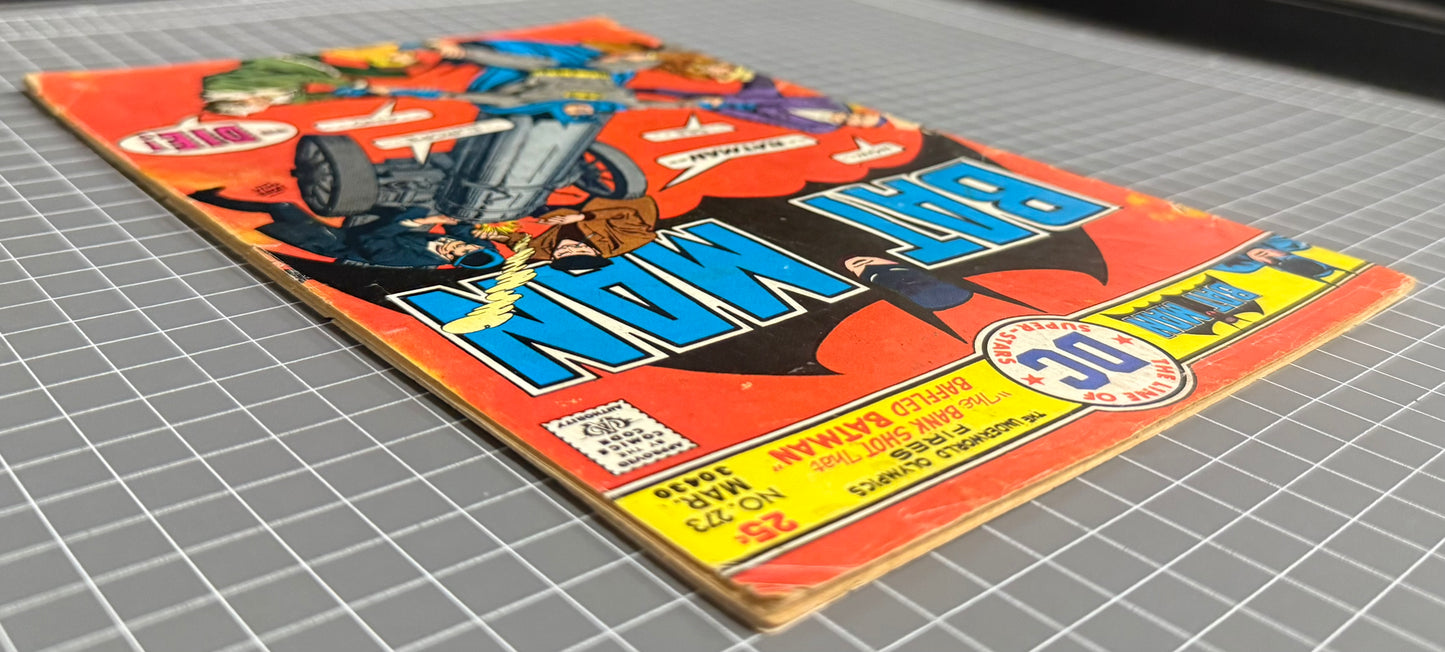 BATMAN #273 [DC COMICS] *UNDERWORLD OLYMPICS '76* 1976 GD+
