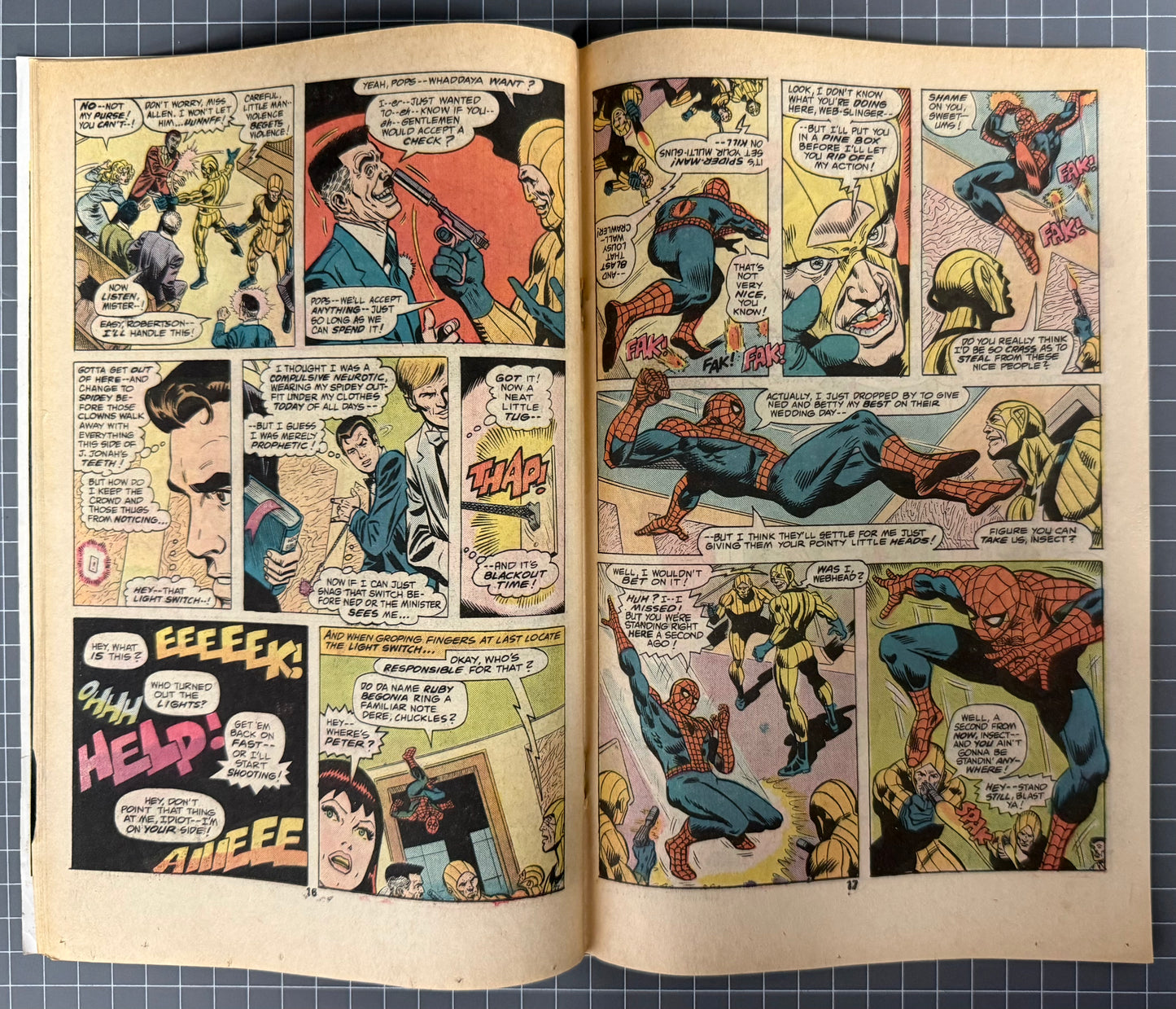 🔑 THE AMAZING SPIDER-MAN #156 [MARVEL COMICS] *1ST APP. MIRAGE* 1976 VG/FN