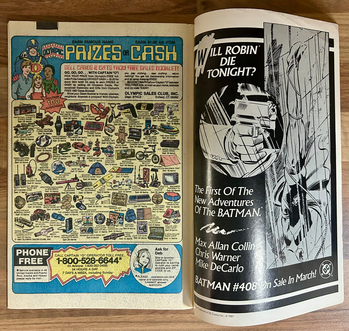 BATMAN #407 [DC COMICS] DIRECT 1987