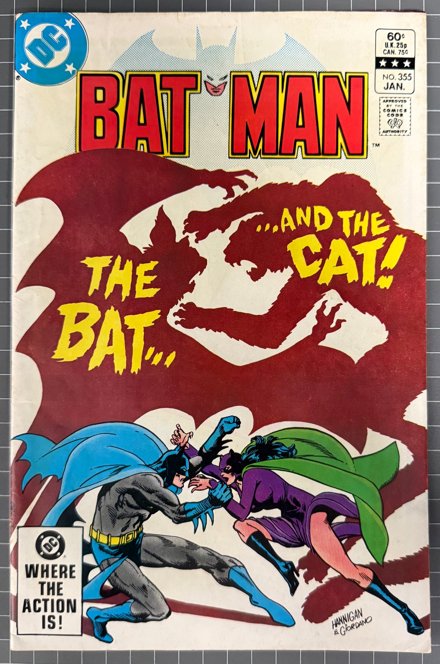BATMAN #355 [DC COMICS] DIRECT 1983 VG/FN