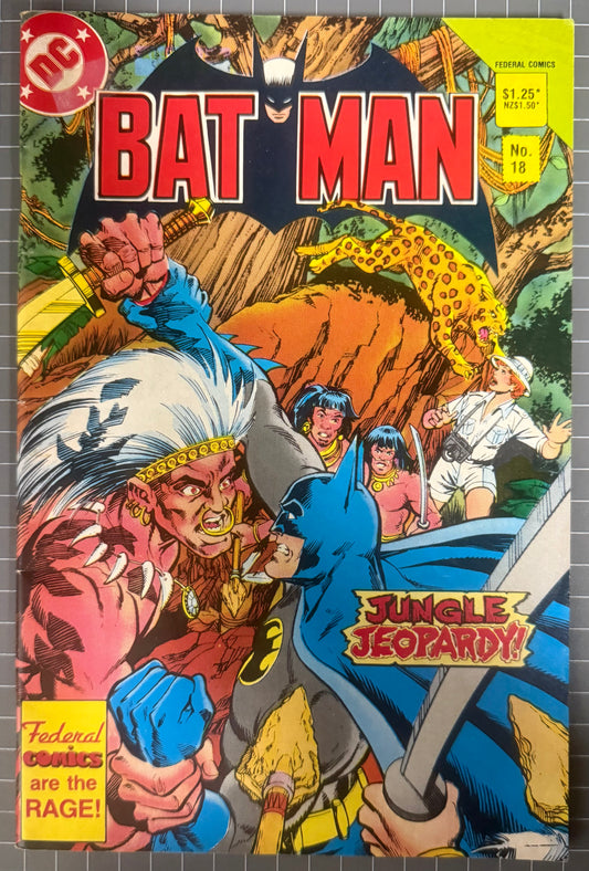 BATMAN #18 [FEDERAL COMICS] AUSTRALIAN DC 1985