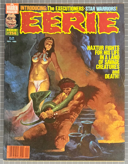 EERIE #114 [WARREN] HORROR COMIC MAGAZINE 1980 FN