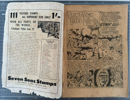 🔑 CENTURY THE 100 PAGE COMIC MONTHLY #10 [COLOUR COMICS] AUSTRALIAN DC 1957