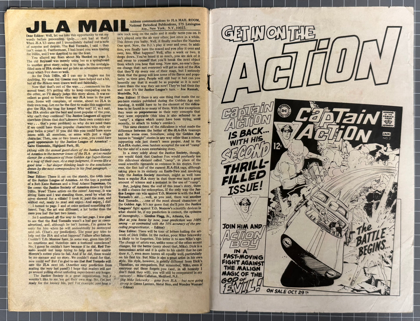 JUSTICE LEAGUE OF AMERICA #68 [DC COMICS] 1968 VG-
