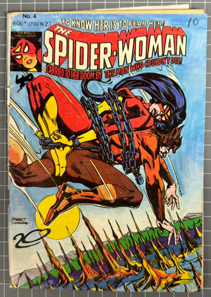 THE SPIDER-WOMAN #4 [YAFFA PUBLISHING] AUSTRALIAN MARVEL DIGEST COMIC 1978