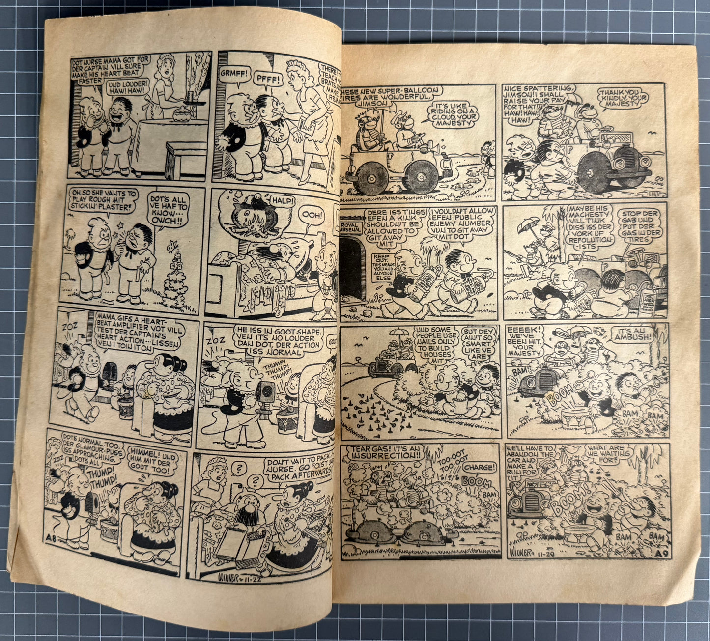 THE KATZENJAMMER KIDS #39 (ATLAS PUBLICATIONS) AUSTRALIAN PRE-DECIMAL COMIC 1954
