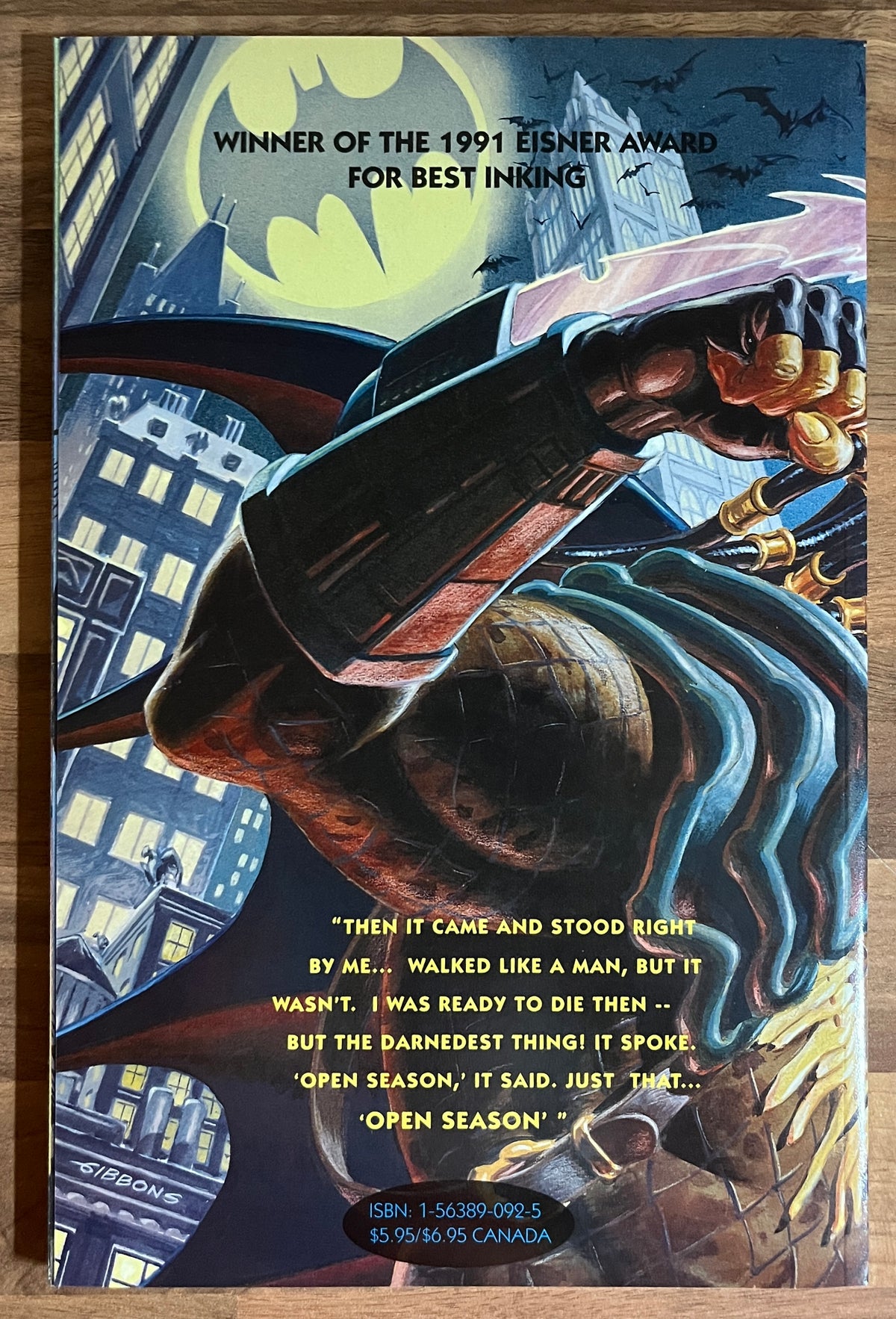 BATMAN VERSUS PREDATOR THE COLLECTED EDITION [DC COMICS / DARK HORSE] TPB 1993 1ST PRINTING