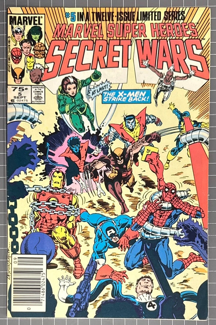 MARVEL SUPER HEROES SECRET WARS #5 [MARVEL COMICS] NEWSSTAND 1984 VF-